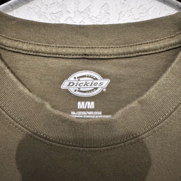 Dickies Men's Short Sleeve Tee in Olive - Picture 3 of 4